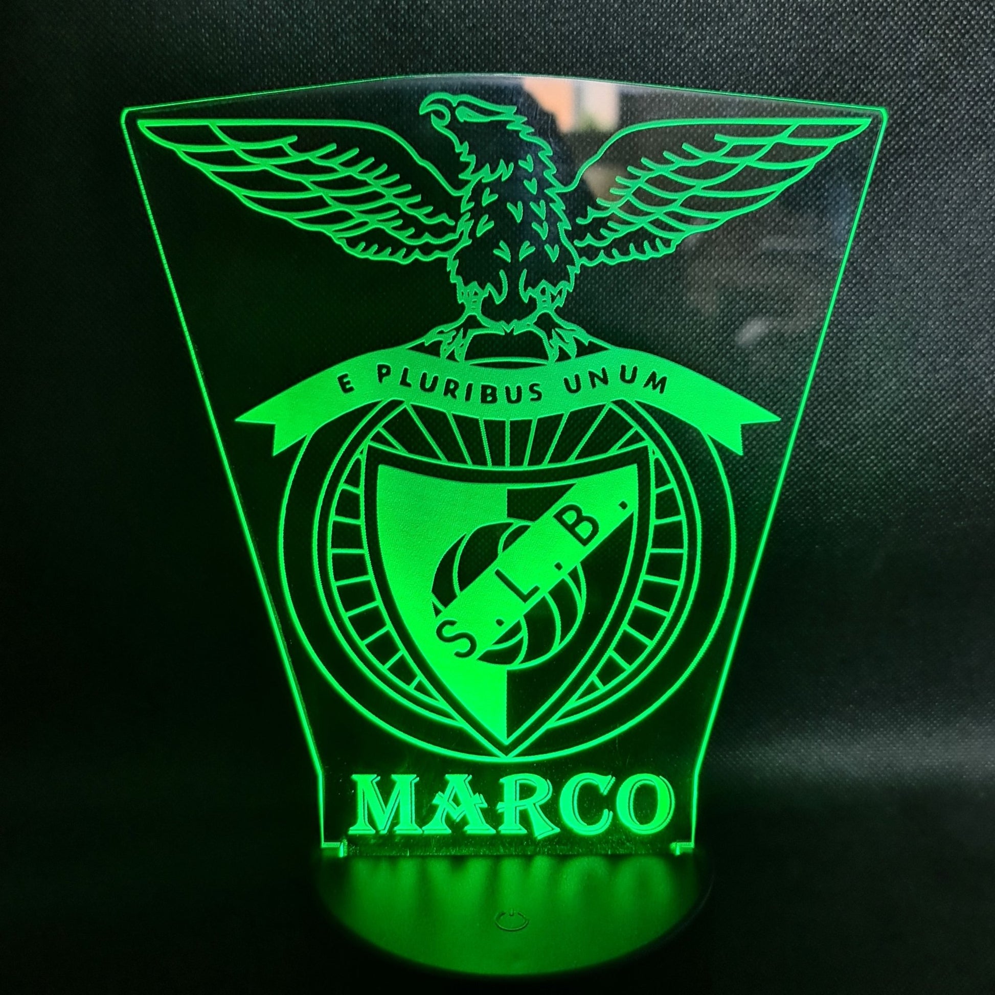 👉 Lámpara de fútbol personalizada con tu nombre y escudo – Envío gratis 24/48h personalizado de decoraconlaser