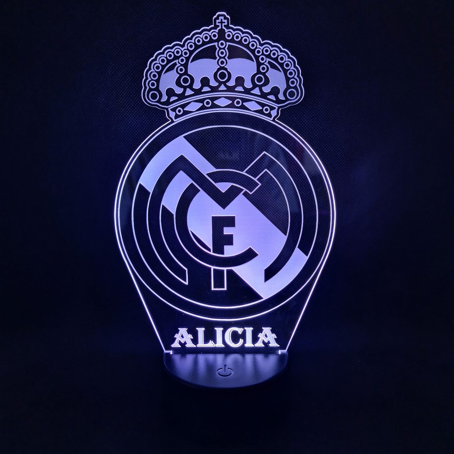 👉 Lámpara de fútbol personalizada con tu nombre y escudo – Envío gratis 24/48h personalizado de decoraconlaser