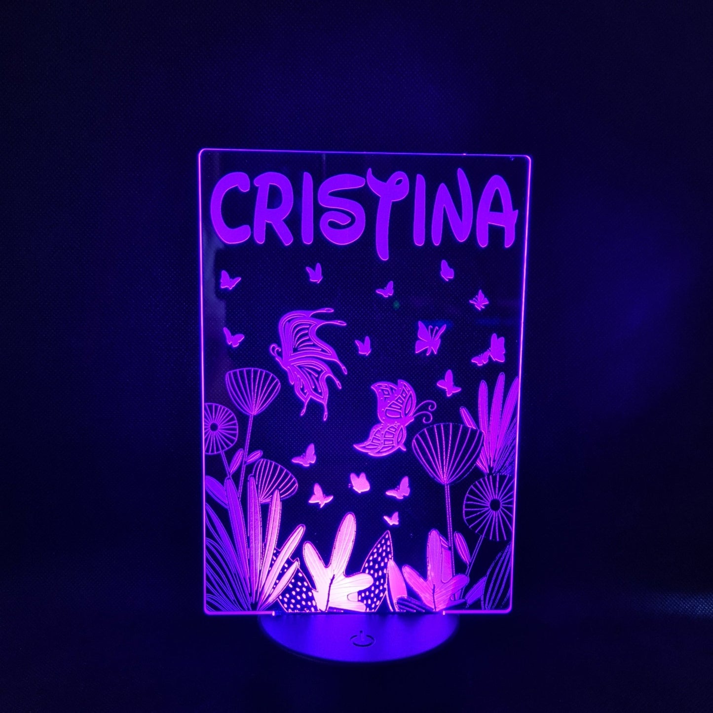 Lámpara Fantasía Personalizada – Luz LED Mágica en Acrílico personalizado de decoraconlaser