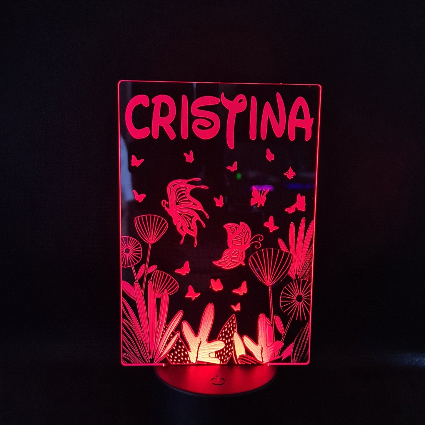 Lámpara Fantasía Personalizada – Luz LED Mágica en Acrílico personalizado de decoraconlaser