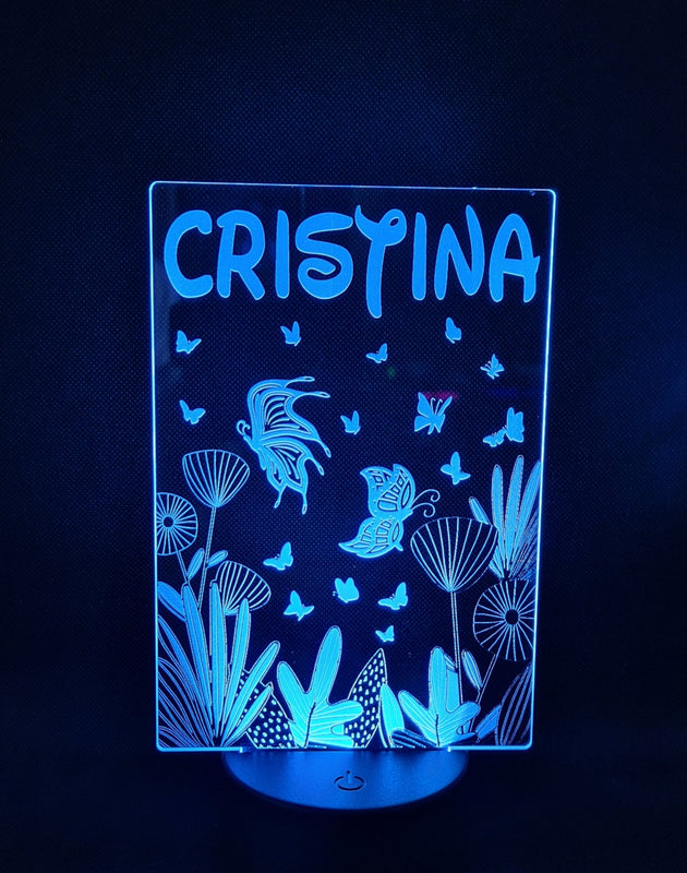 Lámpara Fantasía Personalizada – Luz LED Mágica en Acrílico personalizado de decoraconlaser