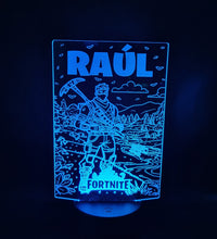Lámpara Fortnite Personalizada – Luz LED en Acrílico con Mando personalizado de decoraconlaser