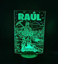 Lámpara Fortnite Personalizada – Luz LED en Acrílico con Mando personalizado de decoraconlaser