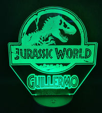 Lámpara Jurassic personalizado de decoraconlaser