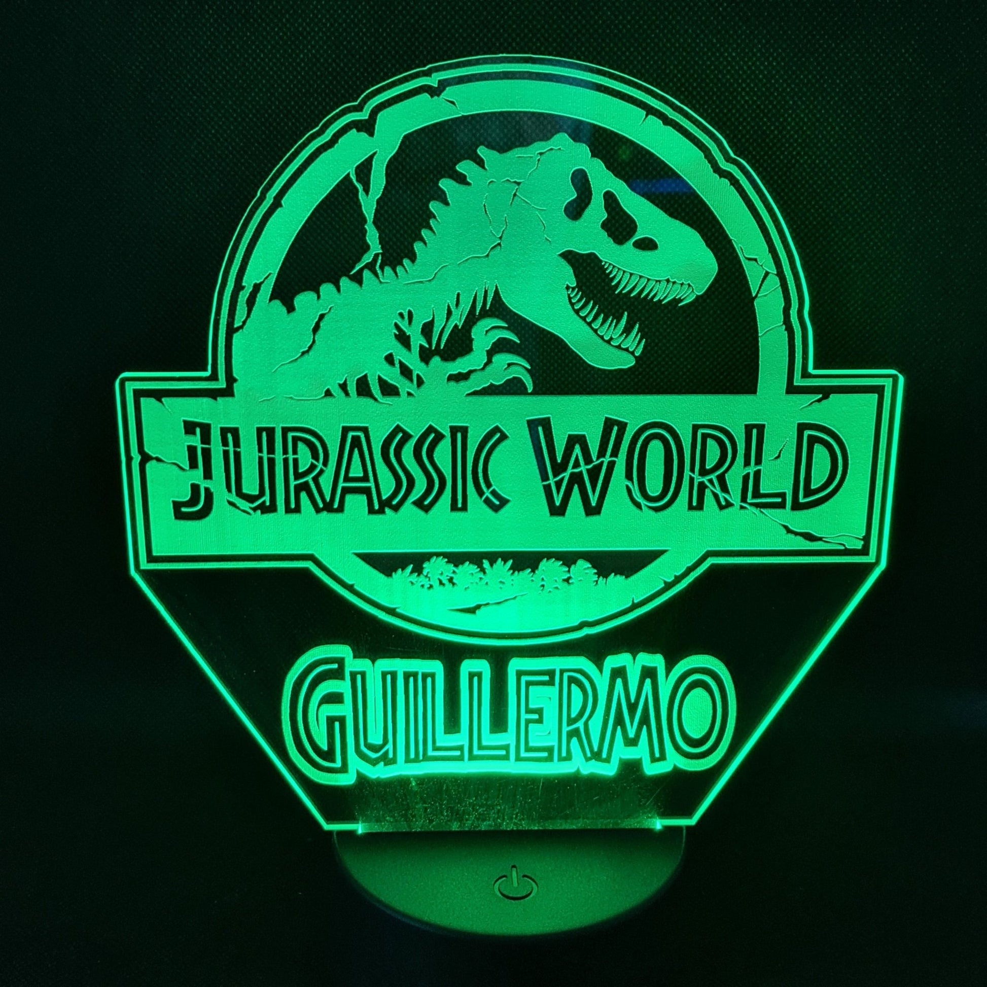 Lámpara Jurassic personalizado de decoraconlaser