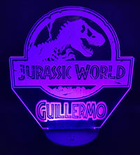 Lámpara Jurassic personalizado de decoraconlaser