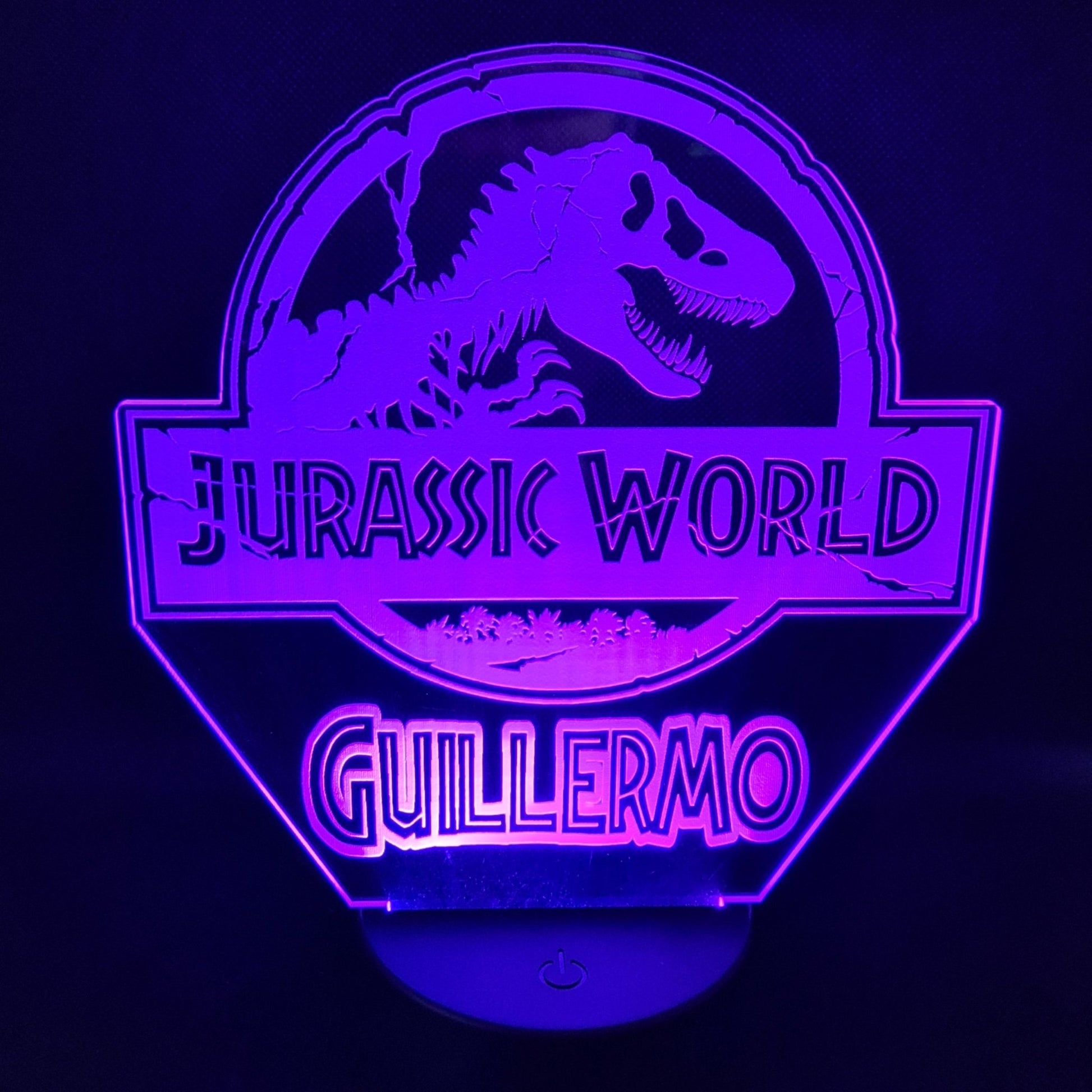 Lámpara Jurassic personalizado de decoraconlaser
