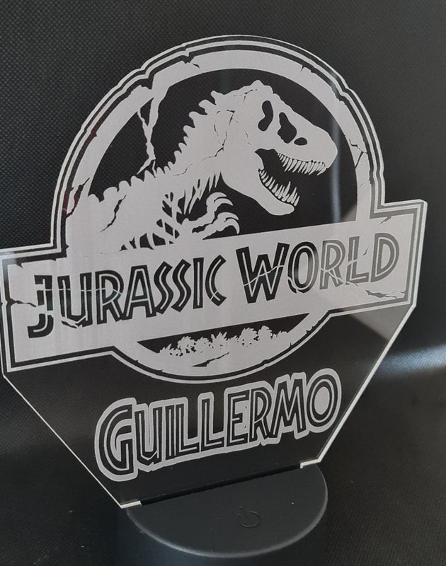 Lámpara Jurassic personalizado de decoraconlaser