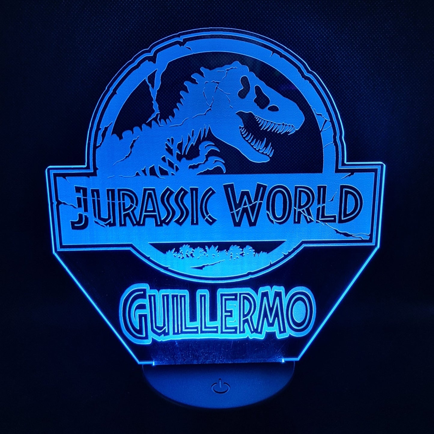 Lámpara Jurassic personalizado de decoraconlaser