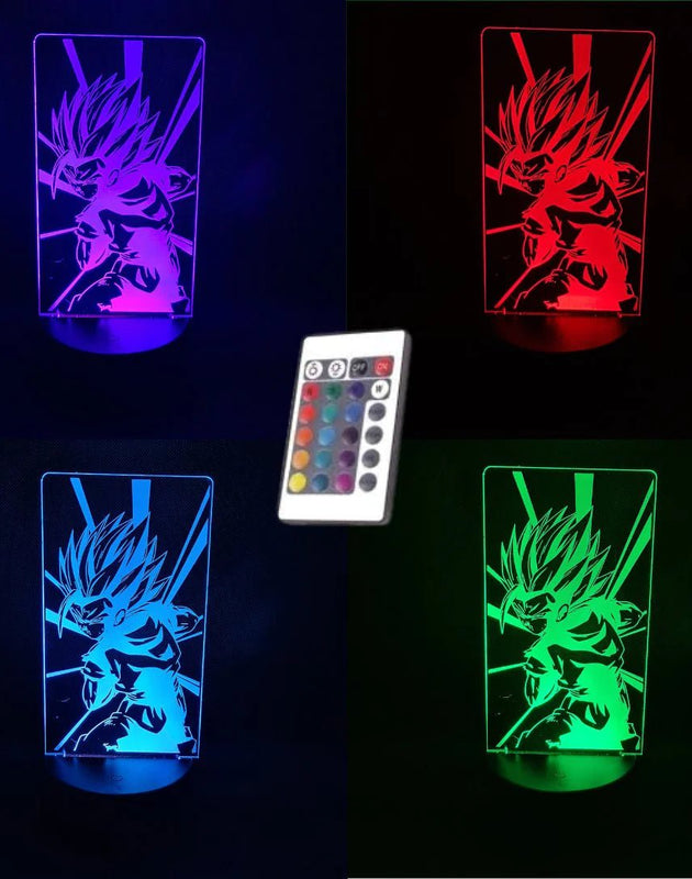 Lámpara Led Gohan personalizado de decoraconlaser