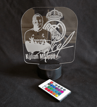 Lámpara Led Mbappé personalizado de decoraconlaser