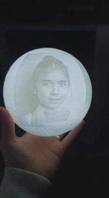 Lámpara Luna personalizado de decoraconlaser