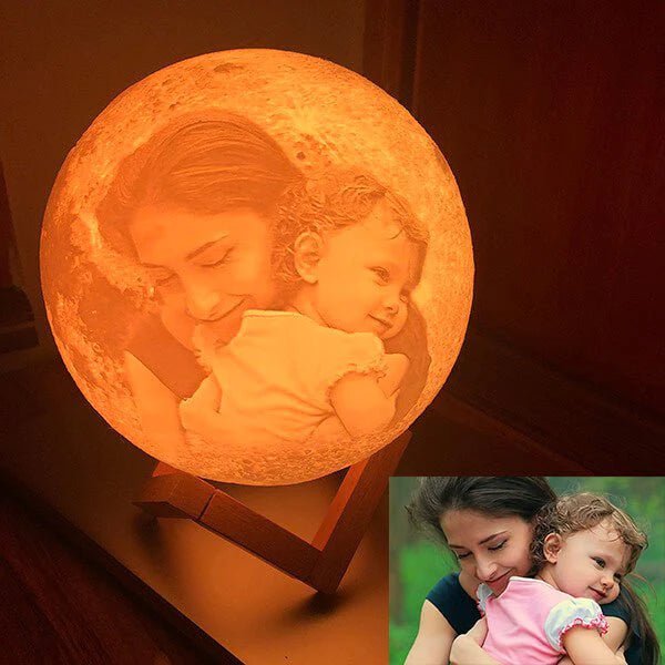 Lámpara Luna personalizado de decoraconlaser