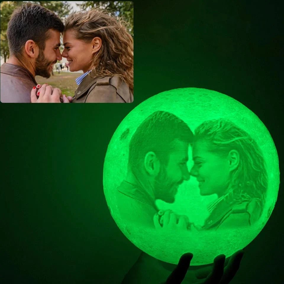 Lámpara Luna personalizado de decoraconlaser