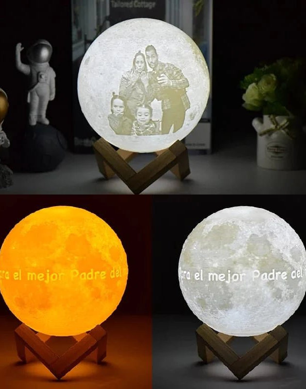 Lámpara Luna personalizado de decoraconlaser