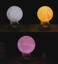 Lámpara Luna personalizado de decoraconlaser