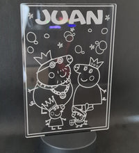 Lámpara Pepa Pig personalizado de decoraconlaser