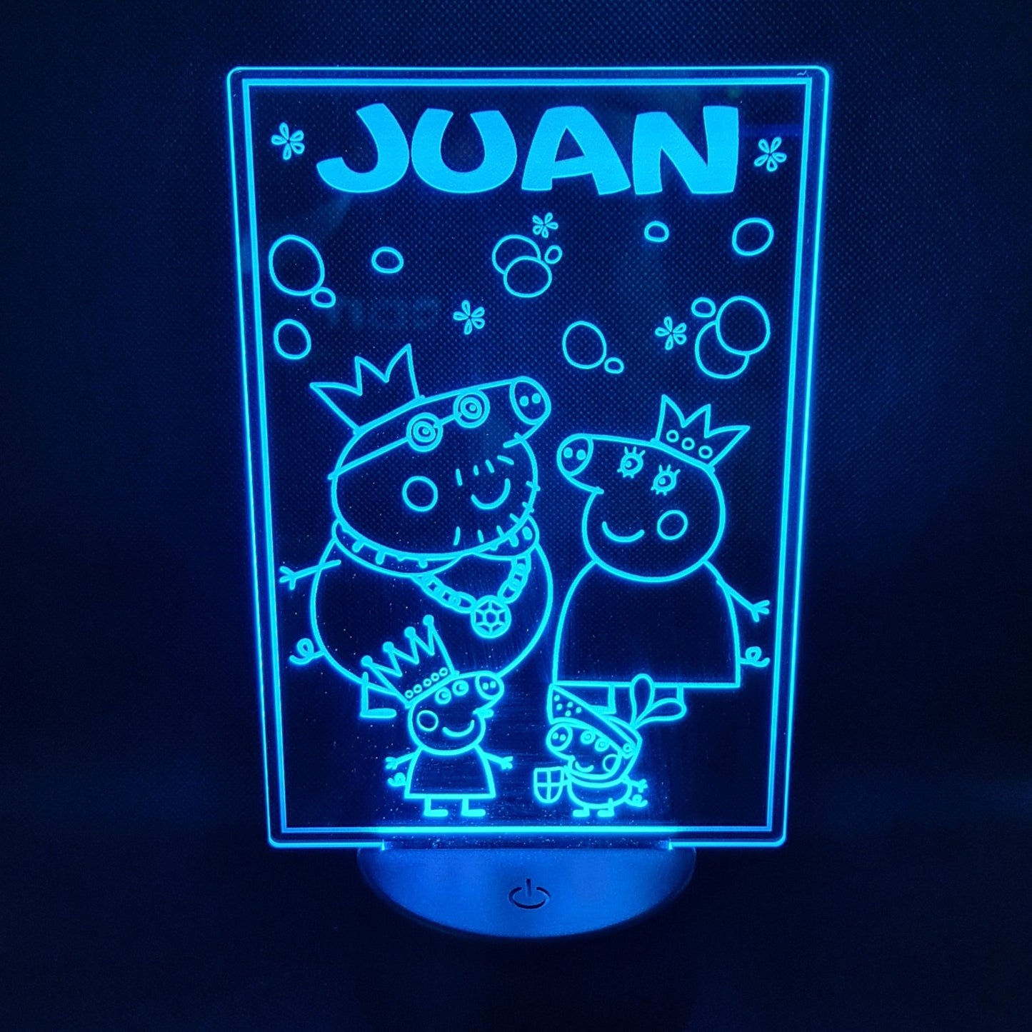 Lámpara Pepa Pig personalizado de decoraconlaser