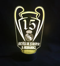 Lámpara Personalizada Champions personalizado de decoraconlaser