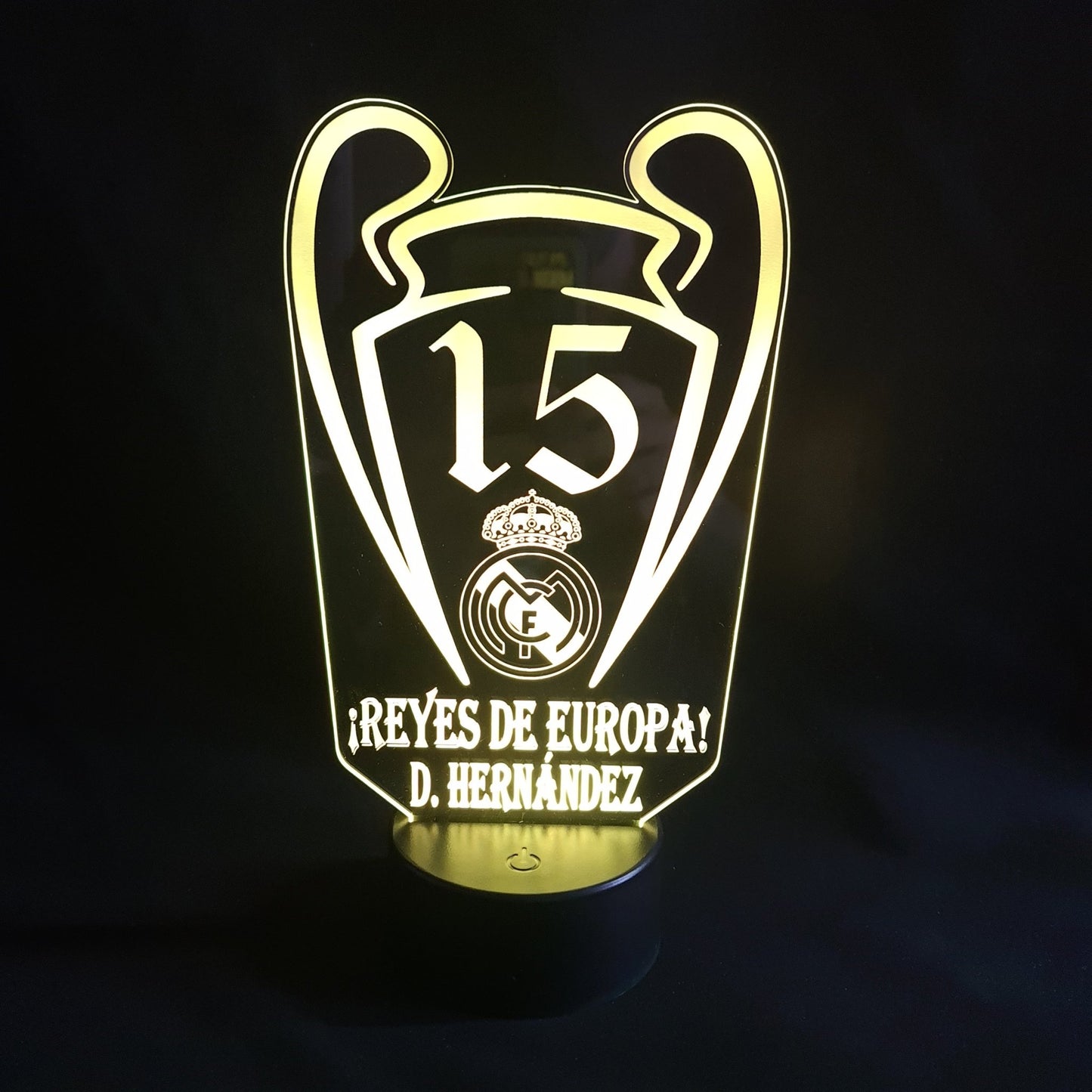Lámpara Personalizada Champions personalizado de decoraconlaser