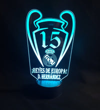 Lámpara Personalizada Champions personalizado de decoraconlaser