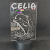 Lámpara Personalizada Delfín – Luz LED Decorativa en Acrílico personalizado de decoraconlaser