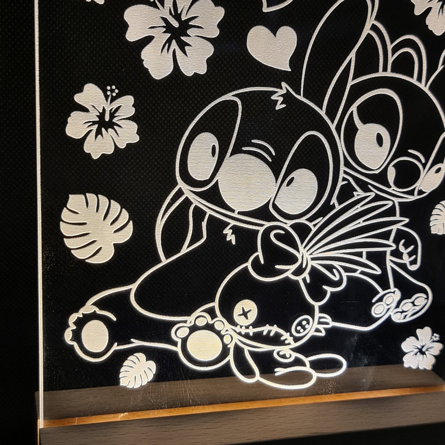 Lámpara Stitch personalizado de decoraconlaser