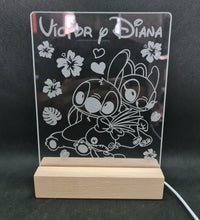 Lámpara Stitch personalizado de decoraconlaser