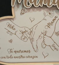 Manos entrelazadas personalizado de decoraconlaser