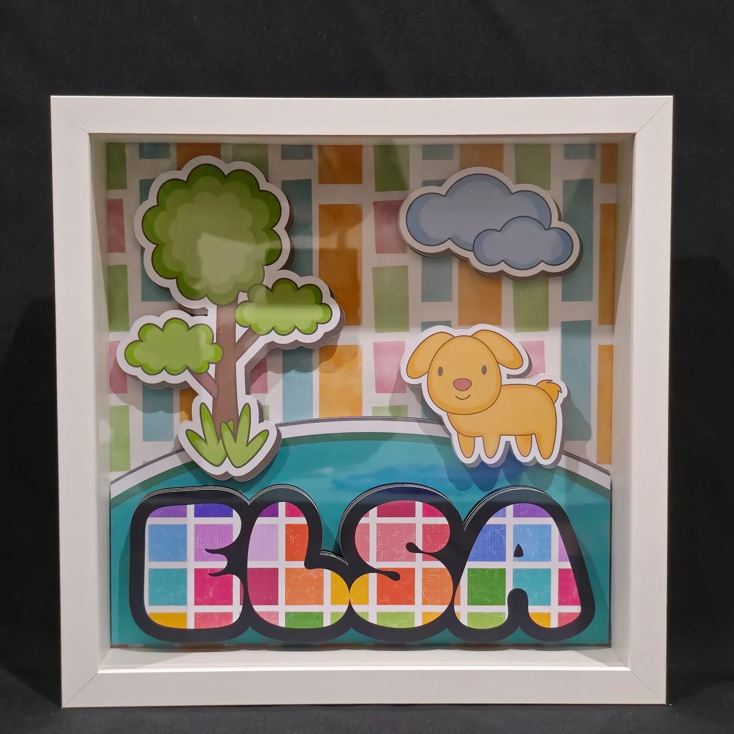 Marco Personalizado en 3D - Con Nombre y Diseño Único personalizado de decoraconlaser