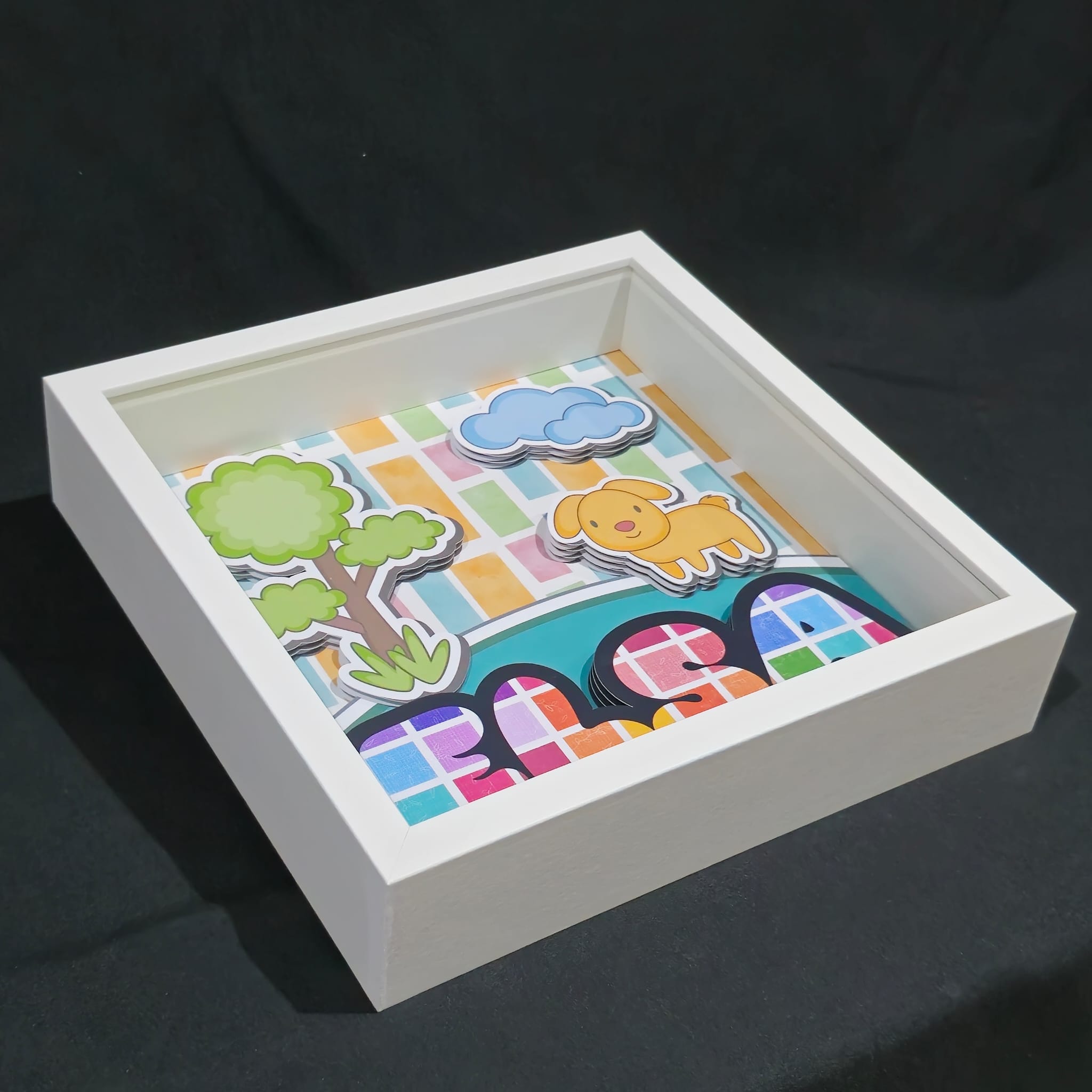 Marco Personalizado en 3D - Con Nombre y Diseño Único personalizado de decoraconlaser