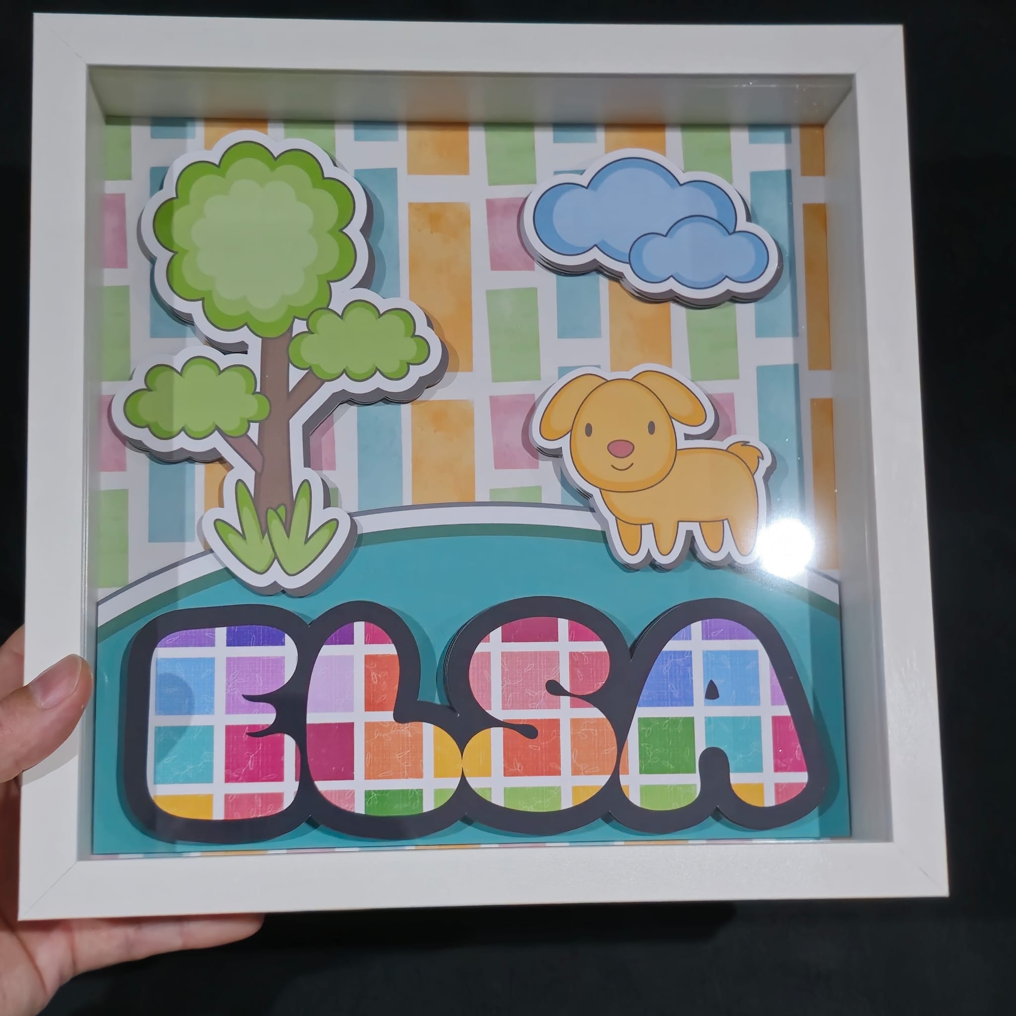 Marco Personalizado en 3D - Con Nombre y Diseño Único personalizado de decoraconlaser