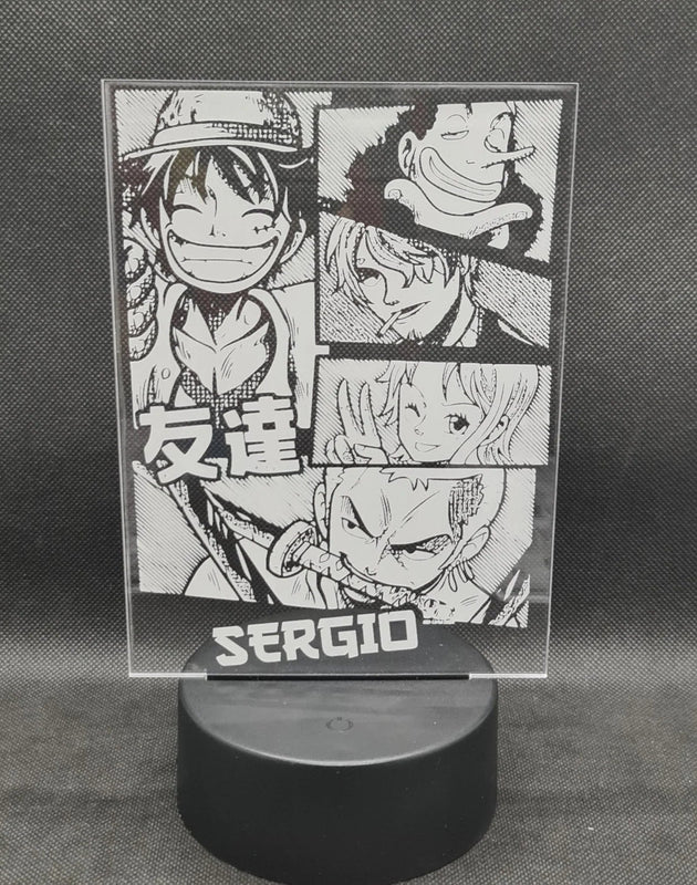 One Piece personalizado de decoraconlaser