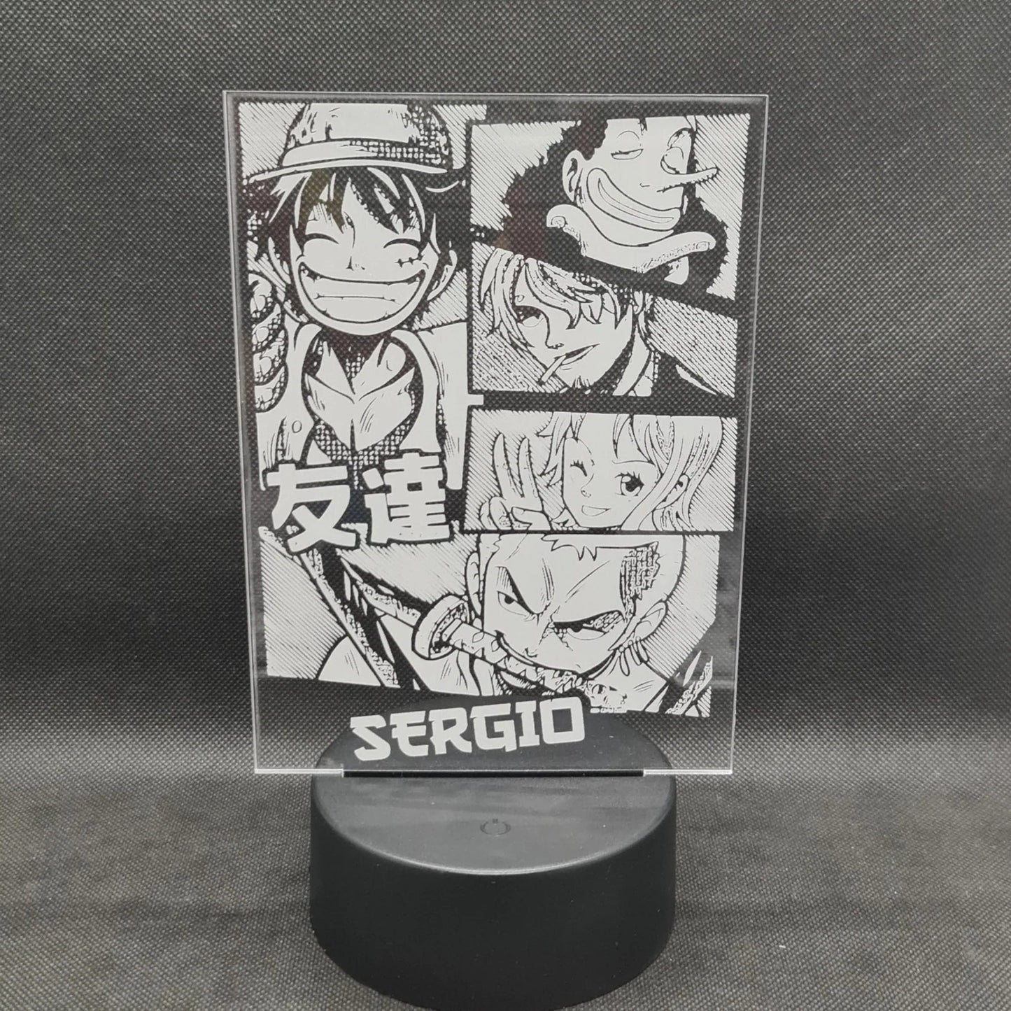 One Piece personalizado de decoraconlaser