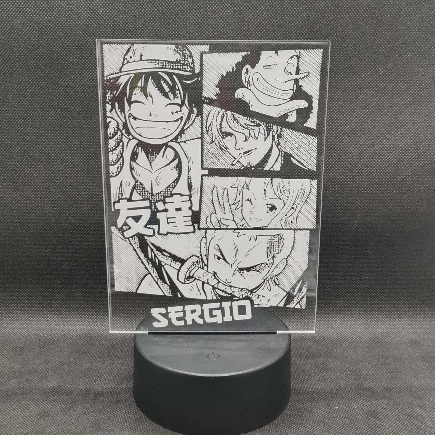 One Piece personalizado de decoraconlaser