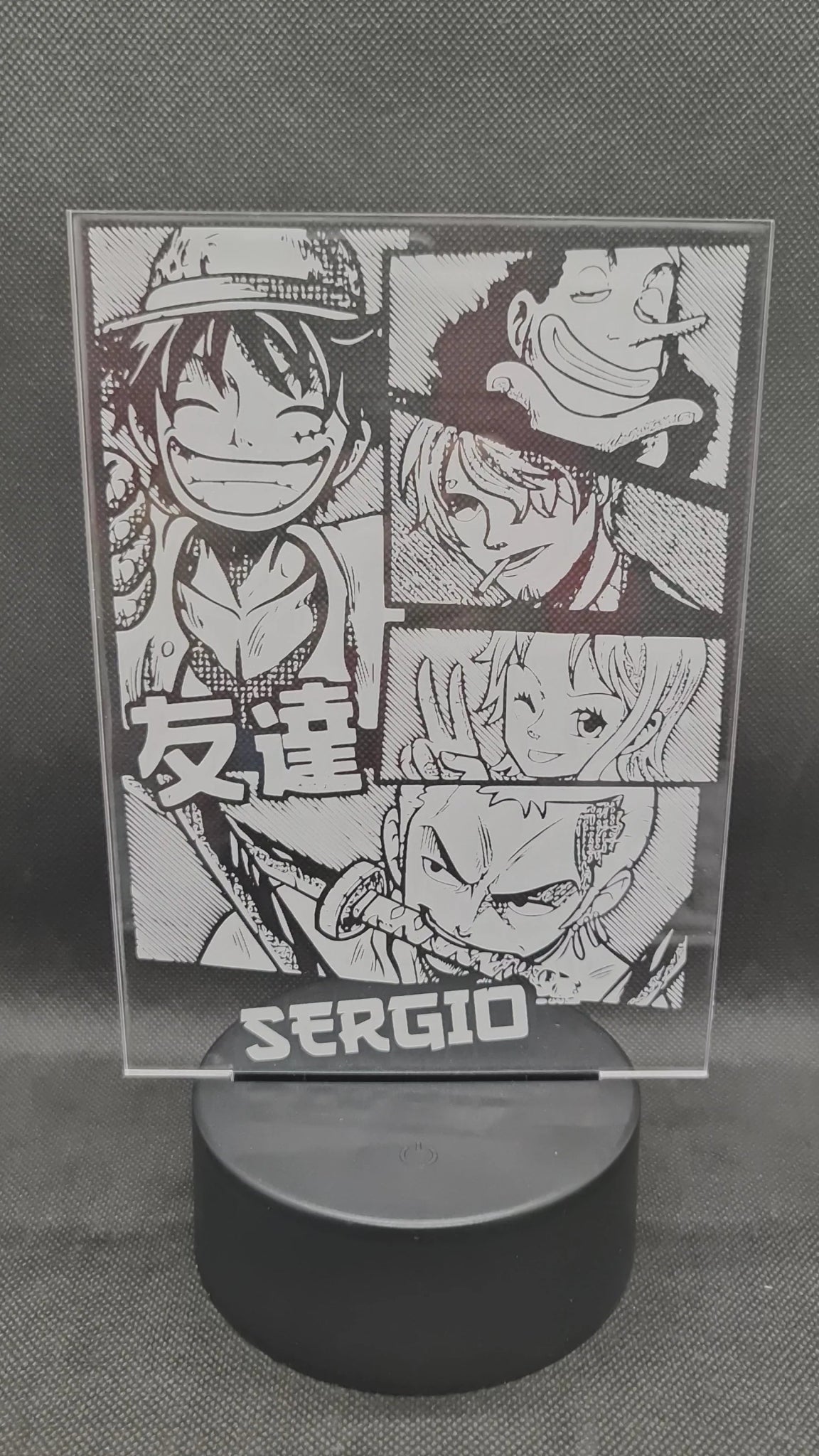 One Piece personalizado de decoraconlaser