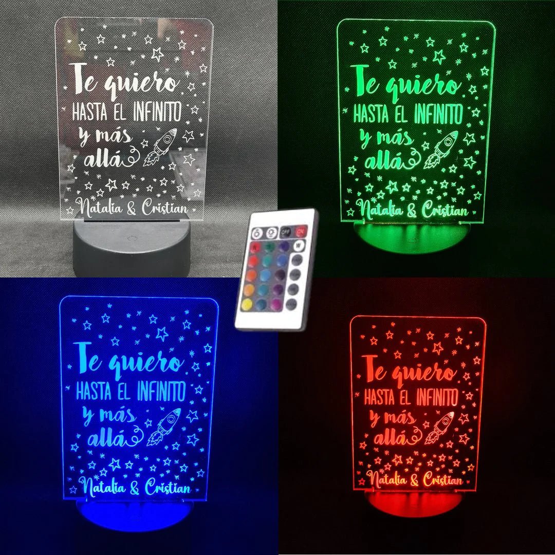 Regalo Romántico personalizado de decoraconlaser