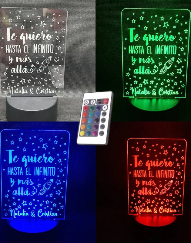 Regalo Romántico personalizado de decoraconlaser