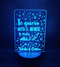 Regalo Romántico personalizado de decoraconlaser