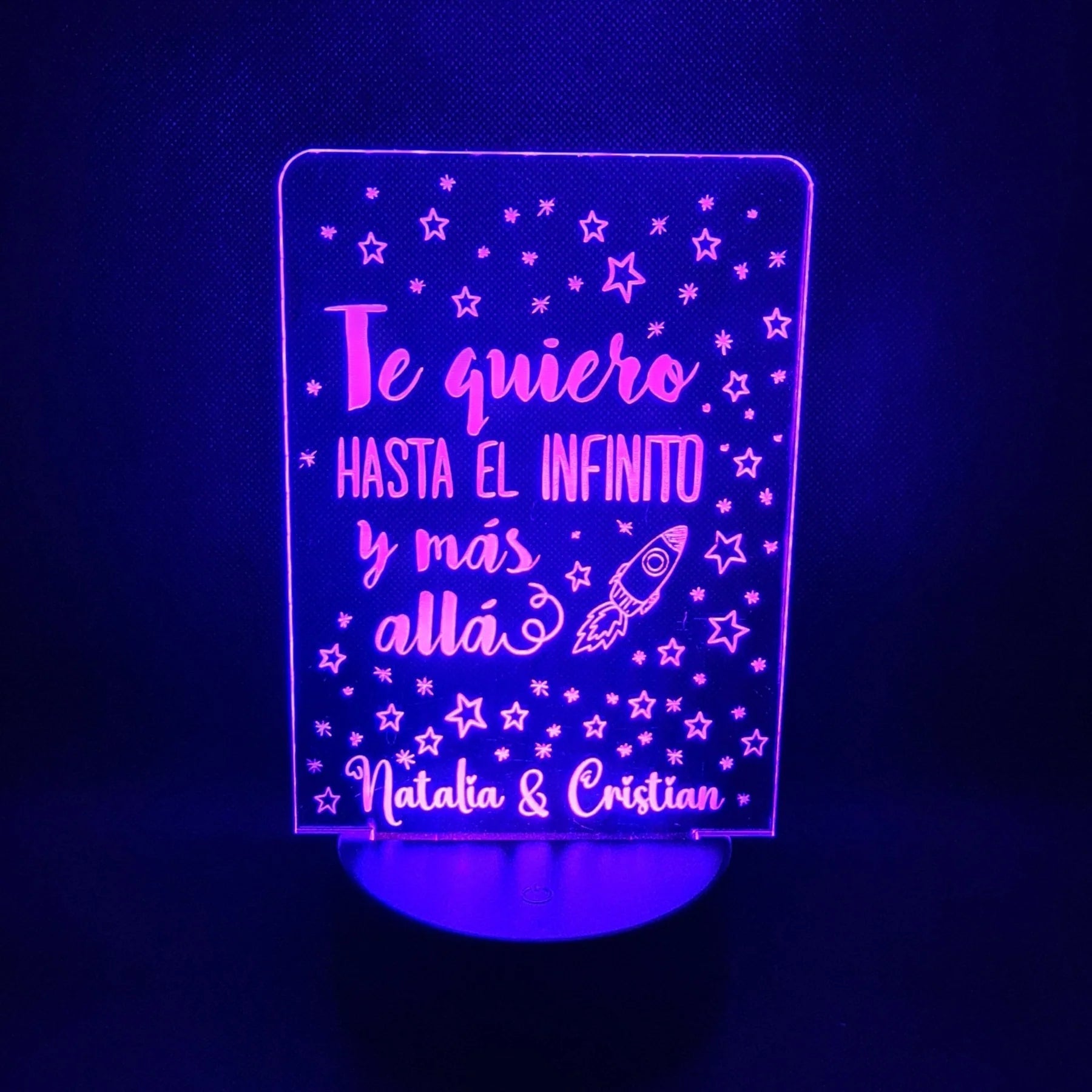 Regalo Romántico personalizado de decoraconlaser