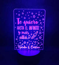 Regalo Romántico personalizado de decoraconlaser