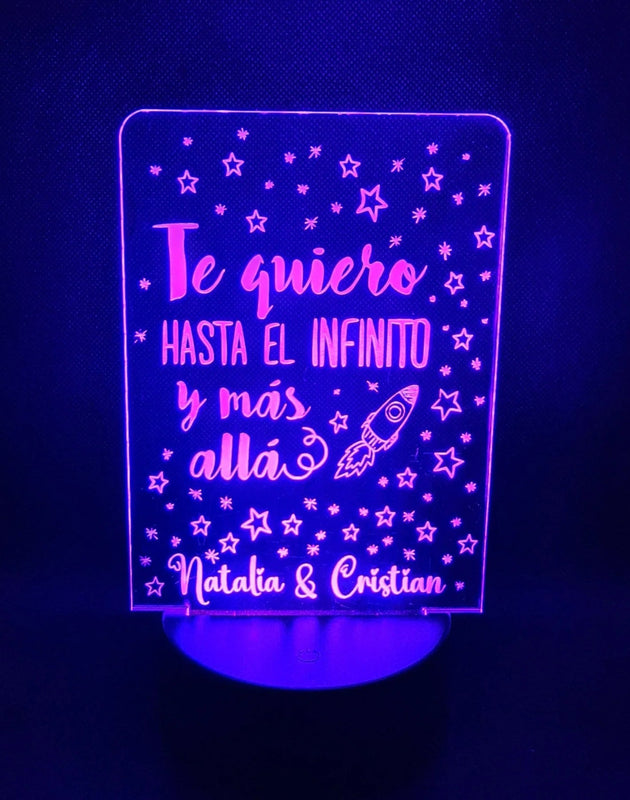 Regalo Romántico personalizado de decoraconlaser