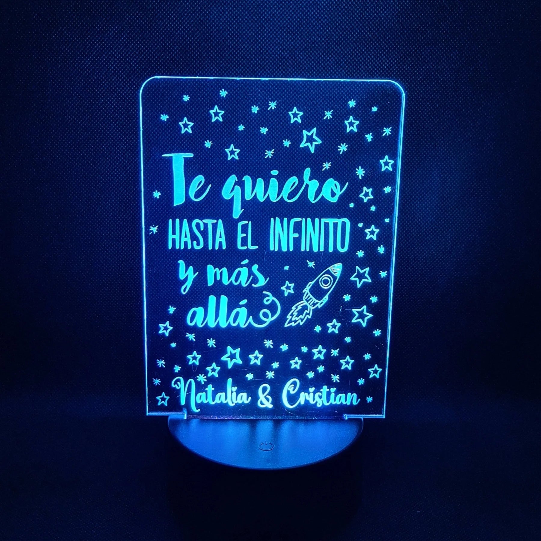 Regalo Romántico personalizado de decoraconlaser