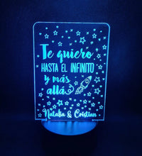 Regalo Romántico personalizado de decoraconlaser