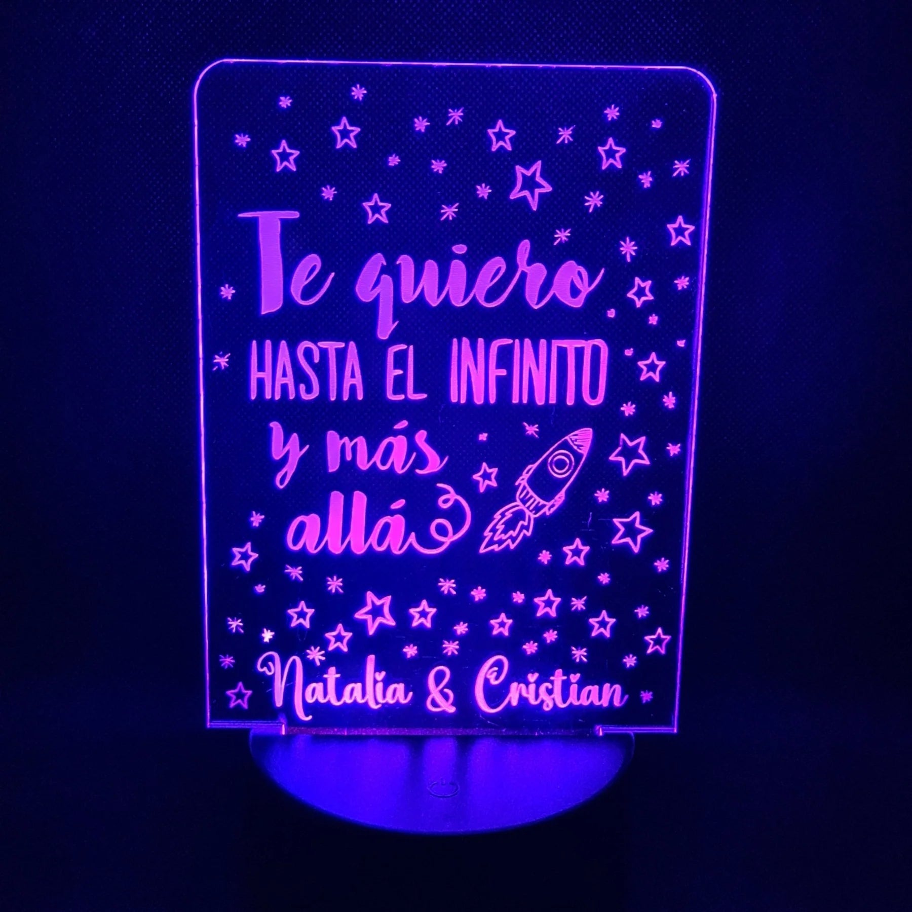 Regalo Romántico personalizado de decoraconlaser