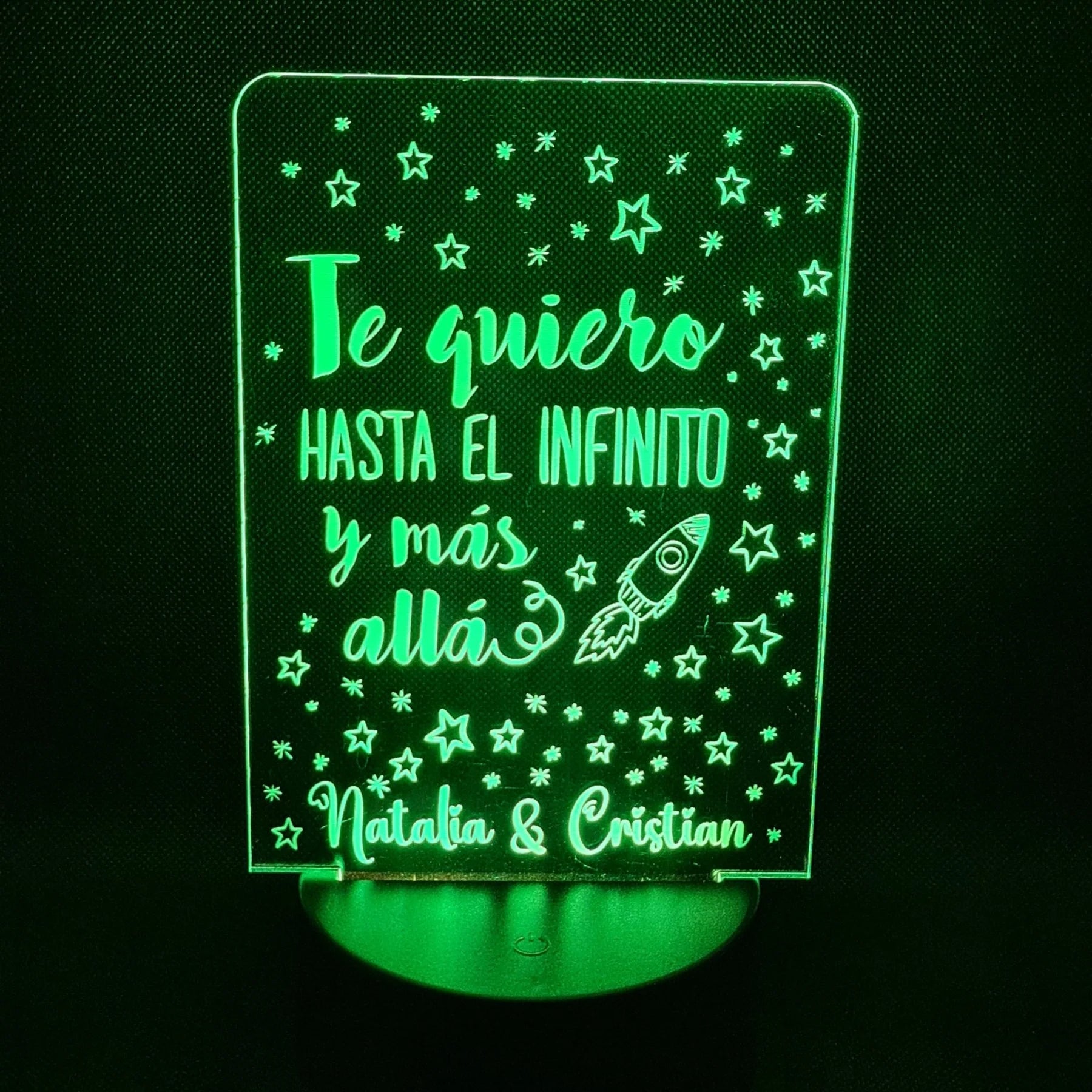 Regalo Romántico personalizado de decoraconlaser