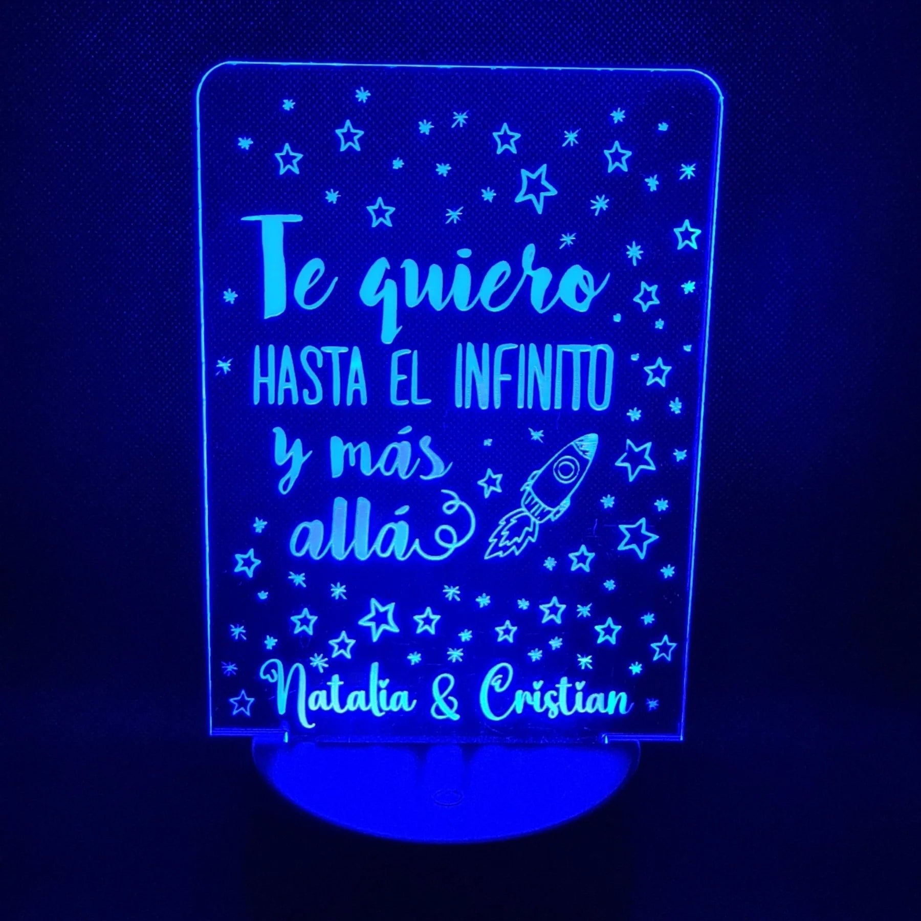 Regalo Romántico personalizado de decoraconlaser