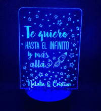 Regalo Romántico personalizado de decoraconlaser