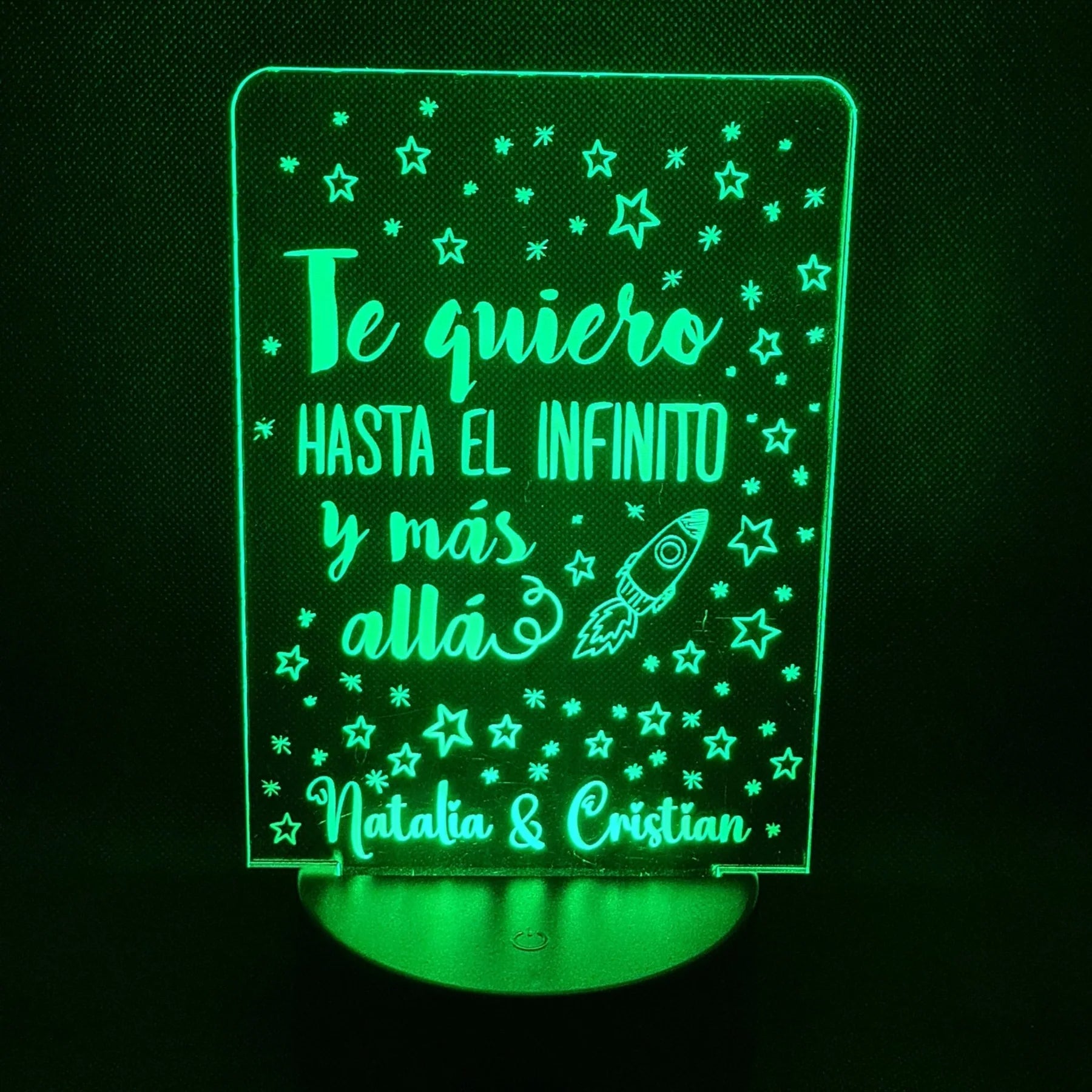 Regalo Romántico personalizado de decoraconlaser